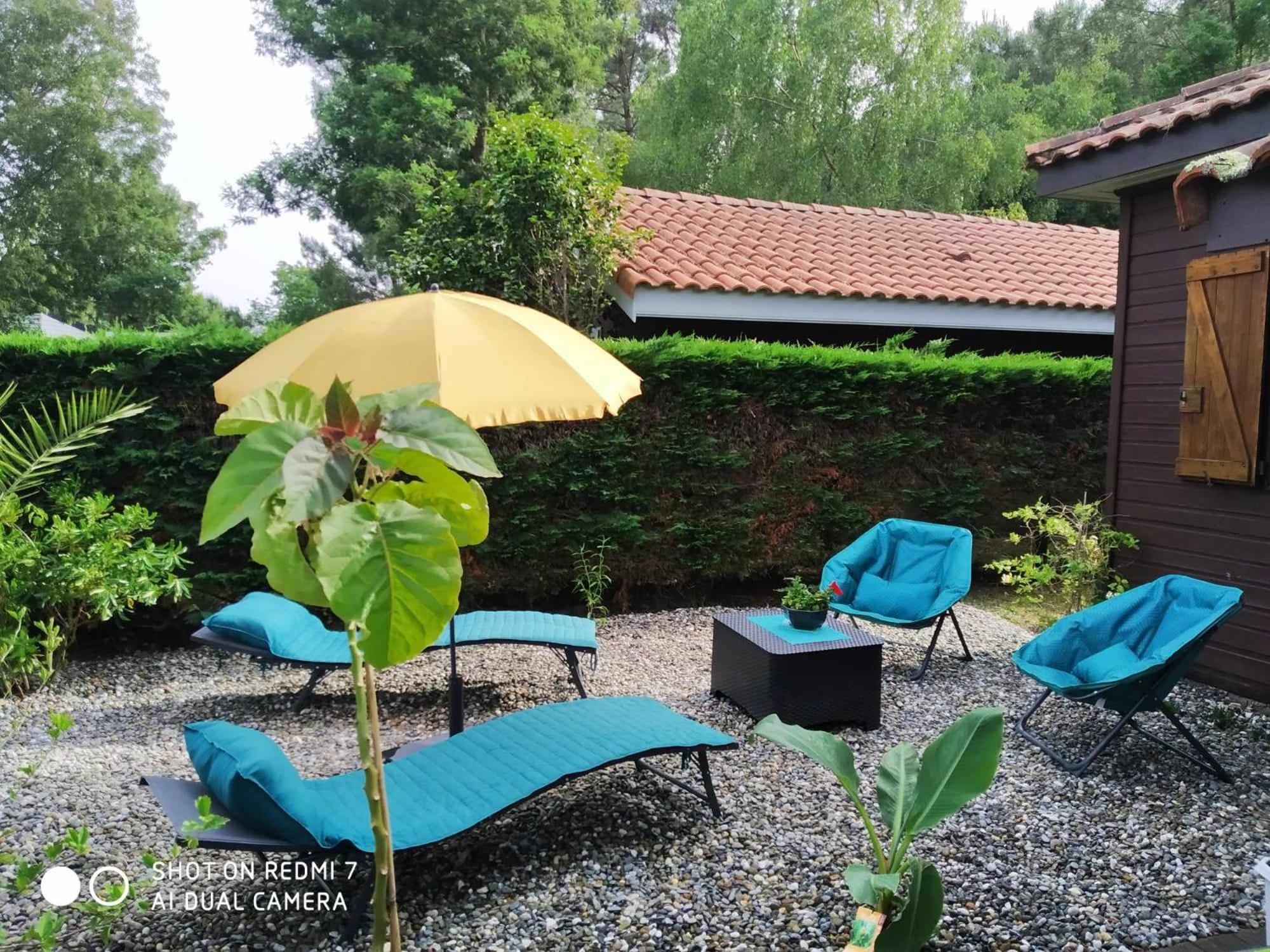 Chalet Camping Les Vignes Lit-et-Mixe Exterior photo