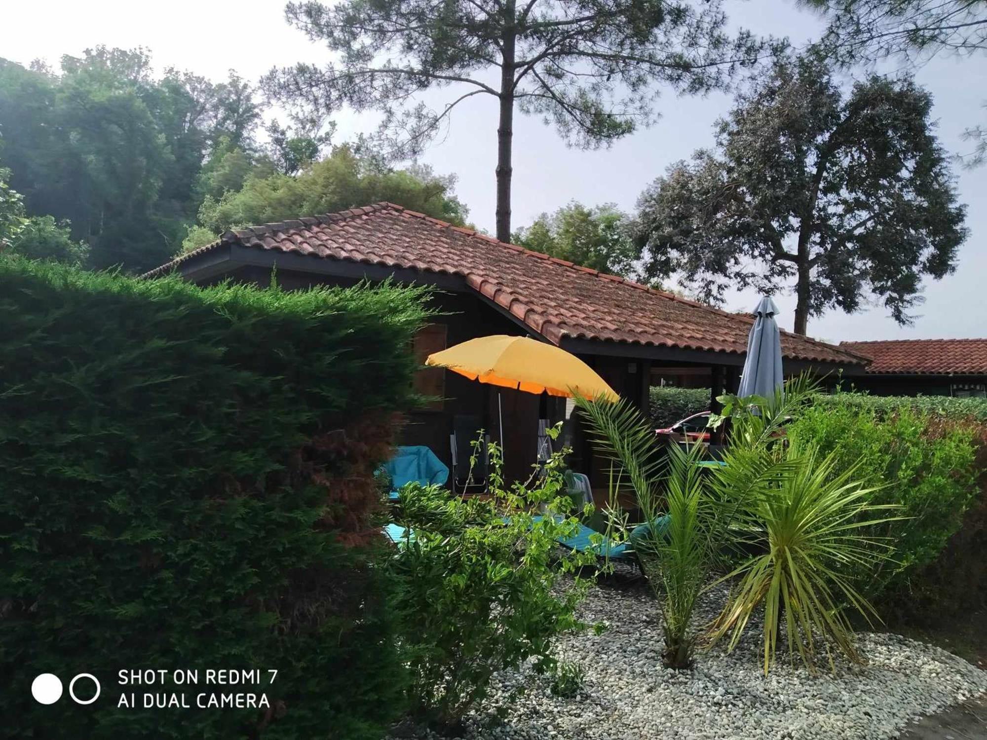Chalet Camping Les Vignes Lit-et-Mixe Exterior photo