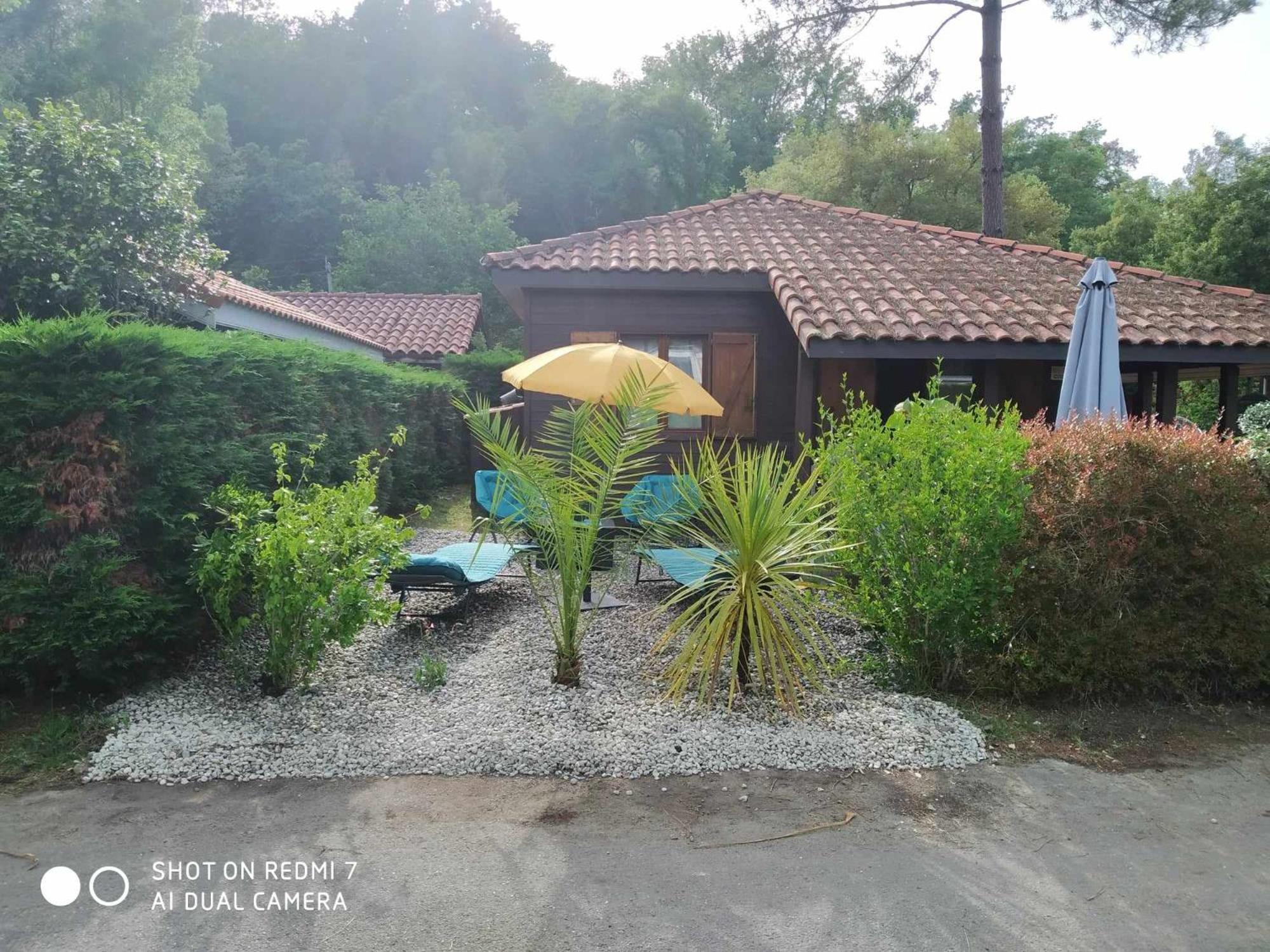 Chalet Camping Les Vignes Lit-et-Mixe Exterior photo